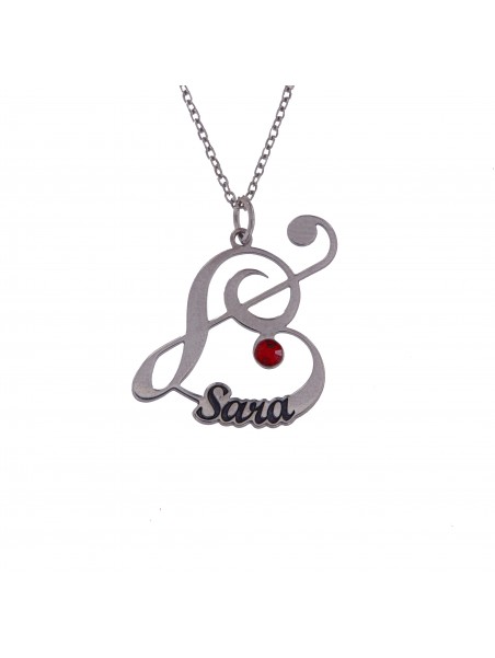 COLGANTE CORAZÓN EN FORMA DE NOTA MUSICAL