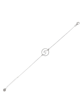 Gargantilla con colgante en forma de ola de Plata 925mm. Genial para tus looks más playeros.