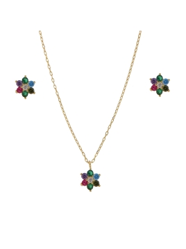 PLATA JUEGO PENDIENTE Y COLGANTE                                                                    