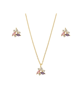 PLATA JUEGO PENDIENTE Y COLGANTE                                                                    