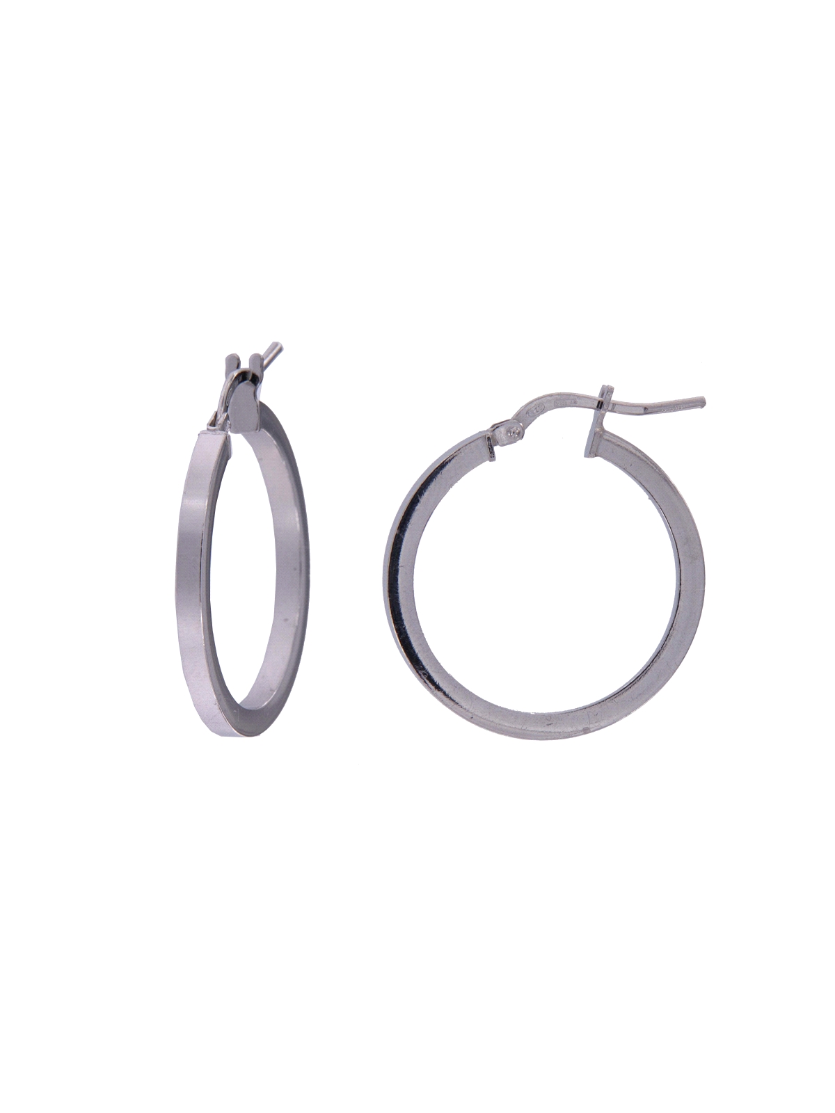 AROS DE PLATA PLANOS 25 MM