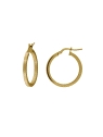 AROS DE PLATA PLANOS DORADOS 20 MM