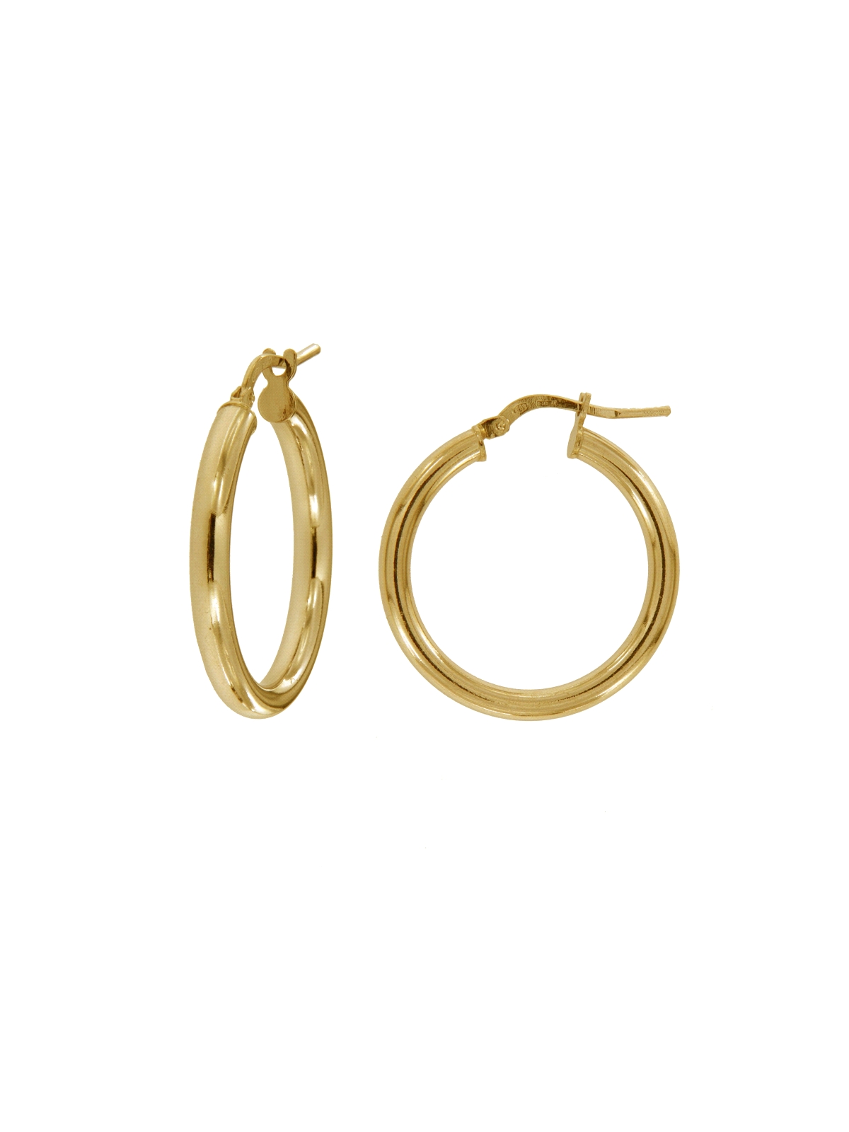 AROS DE PLATA LISOS PREMIUM DORADOS